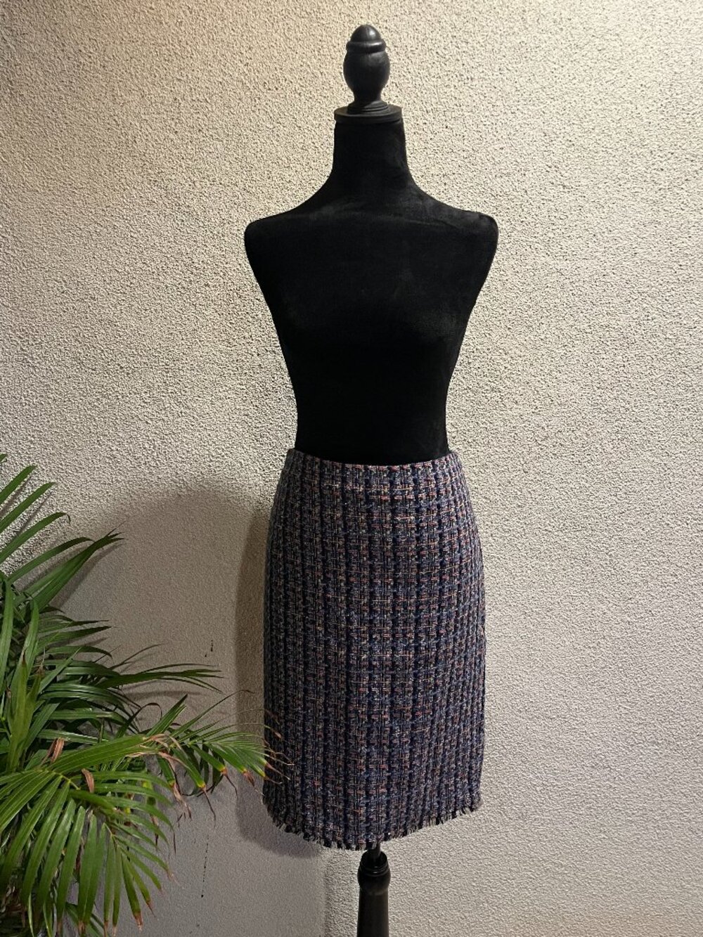 Pink and Blue Tweed
